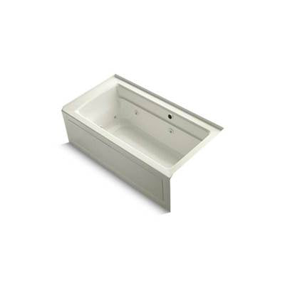 Kohler 1122-RAW-96- Archer® 60'' x 32'' alcove whirlpool with Bask(R) heated surface, integral apron, integral flange and right-hand drain | FaucetExpress.ca
