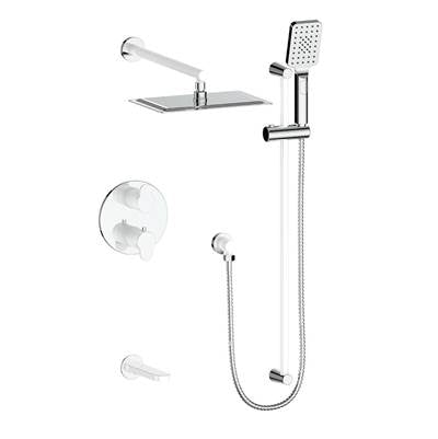 Vogt SET.LN.320.310.CW- Lusten 3-Way Th Shower Set Cc - FaucetExpress.ca