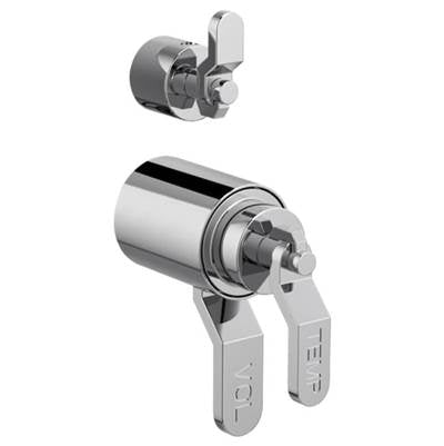 Brizo HL7534-PC- Tempassure Thermostatic Valve With Diverter Trim Shutoff Han | FaucetExpress.ca