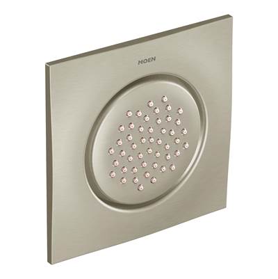 Moen TS1320BN- Square Body Spray Trim Kit in Brushed Nickel (Valve Not Included)