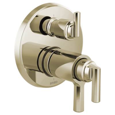 Brizo T75598-PN- Tempassure Thermostatic Valve With 3-Function Diverter Trim | FaucetExpress.ca