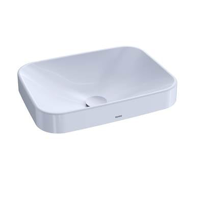 Toto LT425G#01- Arvina Rectangle Vessel Lav 20'' L | FaucetExpress.ca