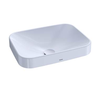 Toto LT425G#01- Arvina Rectangle Vessel Lav 20'' L | FaucetExpress.ca
