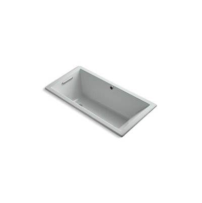 Kohler 1121-W1-95- Underscore® Rectangle 60'' x 30'' drop-in bath with Bask(R) heated surface and end drain | FaucetExpress.ca