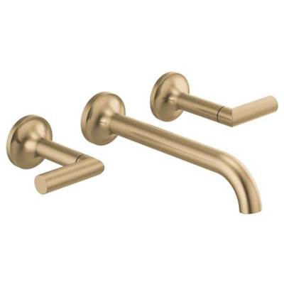 Brizo T65875LF-GLLHP- Odin Two-Handle Wall Mount Lavatory Faucet - Less Handles