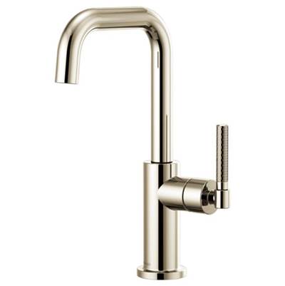 Brizo 61053LF-PN- Square Spout Bar, Knurled Handle | FaucetExpress.ca