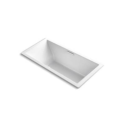 Kohler 1834-W1-0- Underscore® Rectangle 72'' x 36'' drop-in bath with Bask(R) heated surface and center drain | FaucetExpress.ca