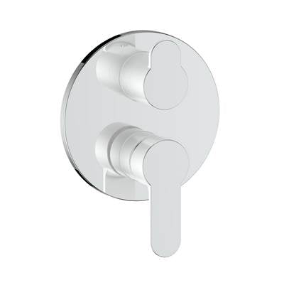 Vogt TM.LN.210.CW- Lusten Trim for 2-Way Pressure Balanced Valve Chrome Glossy White