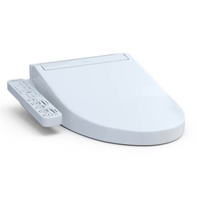 Toto SW3074#01- Toto Washlet C2 Electronic Bidet Toilet Seat With Premist And Ewater+ Wand Cleaning Elongated Cotton White