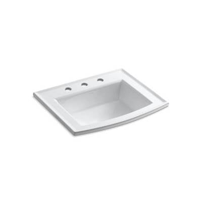 Kohler 2356-8-0- Archer® Drop-in bathroom sink with 8'' widespread faucet holes | FaucetExpress.ca