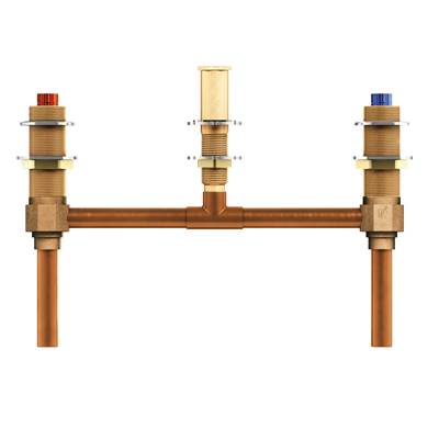 Moen 4796- 2-Handle 3-Hole Roman Tub 10 in. Center Rough-In Valve - 1/2 in. CC Connection