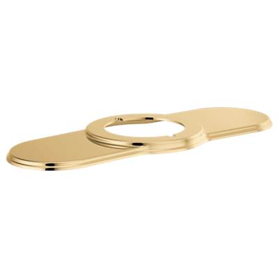 Brizo RP100324PG- Single Handle Deckmount Lavatory Escutcheon