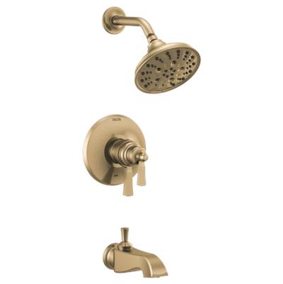 Delta T17T456-CZ- 17 Thermostatic Tub And Shower Trim | FaucetExpress.ca