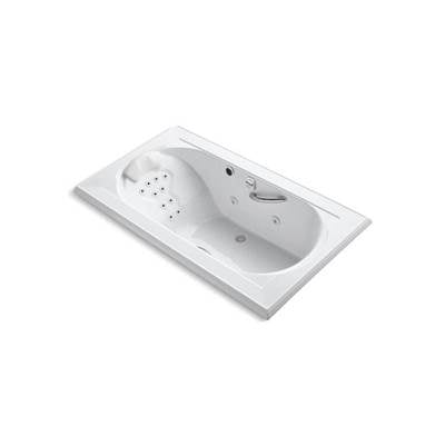 Kohler 1418-M-0- Memoirs® 72'' x 42'' drop-in whirlpool with massage package, reversible drain and heater | FaucetExpress.ca