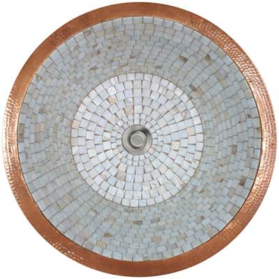 Linkasink V001 - Round Flat Bottom Mosaic Small - Undermount