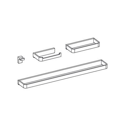Aqualem ACS0010-CP- 4-Piece Accessory Set - FaucetExpress.ca