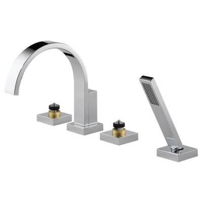 Brizo T67480-PCLHP- Roman Tub With Handshower | FaucetExpress.ca