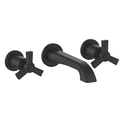 Vogt BF.Z3.1500.MB- Zehn Wall Mount Lavatory Faucet without Pop-Up Matte Black