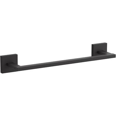 Kohler 23286-BL- Square 12-in Towel Bar | FaucetExpress.ca