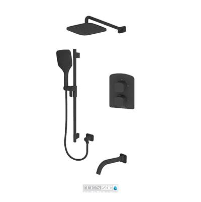 Tenzo DEPB33-501145-CR - Delano T-Box Kit 3 Functions Pres Bal Chrome Finish