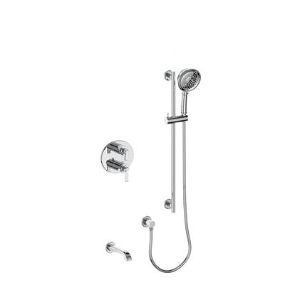 Vogt SET.Z1.220.500.CC- 2-Way Thermostatic Set - Handheld and Spout Chrome