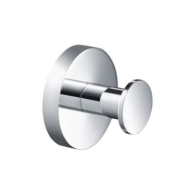 Isenberg 100.1001CP- Brass Bathroom Towel / Robe Hook - Round | FaucetExpress.ca