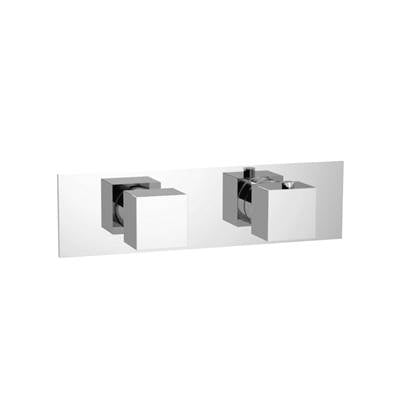 Isenberg 160.2693CP- 3/4" Horizontal Thermostatic Shower Valve With Volume Control & Trim | FaucetExpress.ca