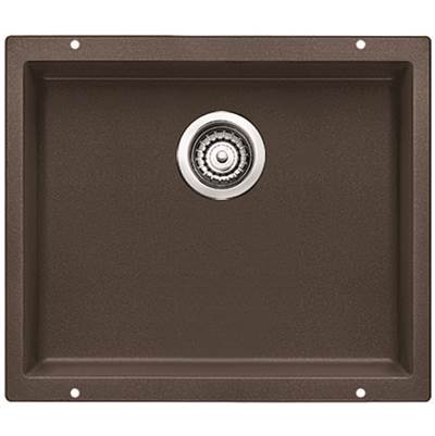 Blanco 400880- PRECIS U 1 Undermount Kitchen Sink, SILGRANIT®, Café | FaucetExpress.ca