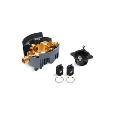 Kohler 8300-KSL-NA- Rite-Temp® Valve body rough-in with service stops (supplied loose) and universal inlets | FaucetExpress.ca