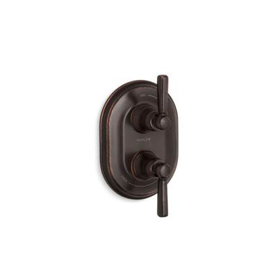 Kohler T10594-4-2BZ- Bancroft® Stacked valve trim with metal lever handles, requires valve | FaucetExpress.ca