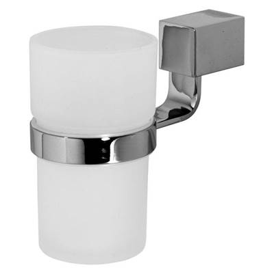 Laloo K9384 BG- Karre II Wall Mount Tumbler and Holder - Chrome | FaucetExpress.ca