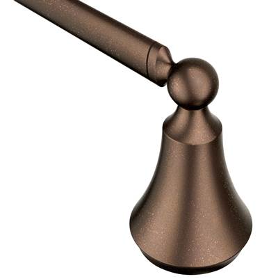 Moen YB5218ORB- Wynford Oil Rubbed Bronze 18'' Towel Bar - FaucetExpress.ca