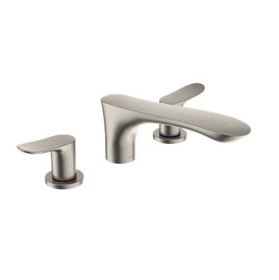 Toto TBG01201U#BN- TOTO GO Two-Handle Deck-Mount Roman Tub Filler Trim, Brushed Nickel | FaucetExpress.ca