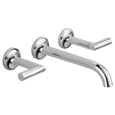 Brizo 65875LF-PC- Two Handle Wall-Mount Lavatory Faucet | FaucetExpress.ca