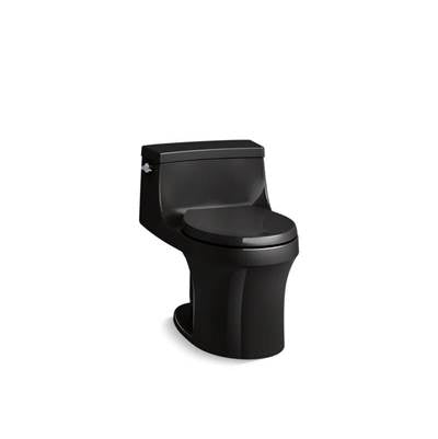 Kohler 4007-7- San Souci® One-piece round-front 1.28 gpf toilet with slow close seat | FaucetExpress.ca