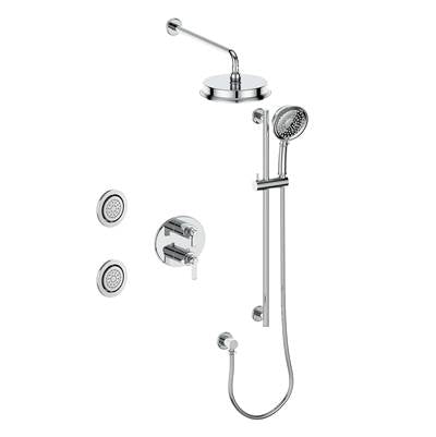 Vogt SET.Z1.320.710.CC- 3-Way Thermostatic Set with Jets Chrome