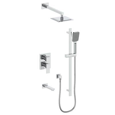 Vogt TM.KG.310.310.CC- Kapfenberg Trim for 3-Way Pressure Balanced Shower Set Chrome