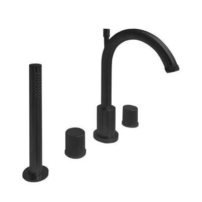 Laloo R3086 MB- Radius Paper Holder - Matte Black | FaucetExpress.ca
