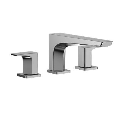 Toto TBG07201U#CP- TOTO GE Two-Handle Deck-Mount Roman Tub Filler Trim, Polished Chrome - TBG01201U#CP | FaucetExpress.ca