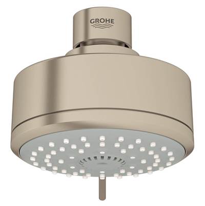 Grohe 27591EN0- Tempesta Cosmopolitan IV Shower Head, 9.5 L/min (2.5 gpm), brushed nickel | FaucetExpress.ca