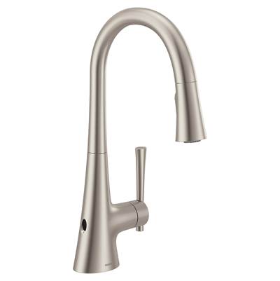 Moen 9126EWSRS- Kurv Touchless 1-Handle Pull-Down Sprayer Kitchen Faucet With Motionsense Wave And Power Clean In Spot Resist Stainless