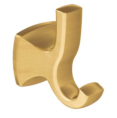 Moen YB5103BG- Voss Brushed Gold Double Robe Hook