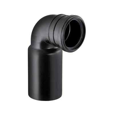 Geberit 366.061.16.1- Geberit connection bend 90 Degrees for wall-hung WC: d90mm d1=90mm | FaucetExpress.ca