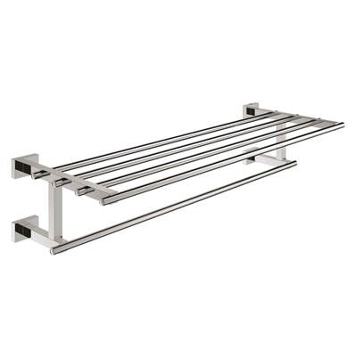 Grohe 40512001- Essentials Cube Multi-Towel Rack | FaucetExpress.ca