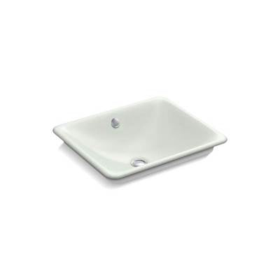 Kohler 5400-W-FF- Iron Plains® Rectangle Wading Pool® bathroom sink with White painted underside | FaucetExpress.ca
