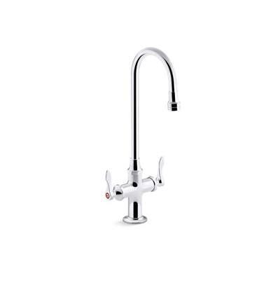 Kohler 100T70-4ANL-CP- Triton® Bowe® 0.5 gpm monoblock gooseneck bathroom sink faucet with laminar flow and lever handles, drain not included | FaucetExpress.ca