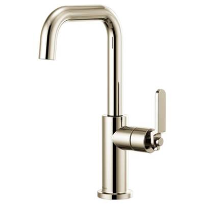 Brizo 61054LF-PN- Square Spout Bar, Industrial Handle | FaucetExpress.ca
