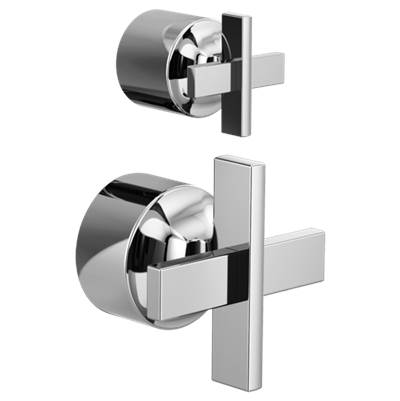 Brizo HX75P98-PC- Pressure Balance Valve With Diverter Trim Handle Kit - Cross | FaucetExpress.ca