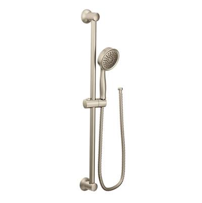 Moen 3668EPBN- 1-Spray Eco-Performance Handheld Handshower with Slidebar in Brushed Nickel