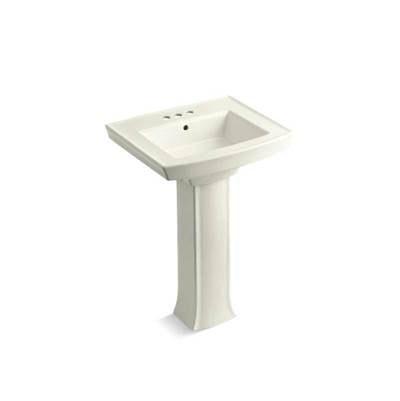 Kohler 2359-4-96- Archer® Pedestal bathroom sink with 4'' centerset faucet holes | FaucetExpress.ca